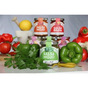 Delicioso Salsa Mojo Verde Spicy Green Pepper & Herb Sauce 165g